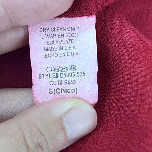 NWT Lette Red Cocktail Midi Dress Size S - Picture 12 of 15